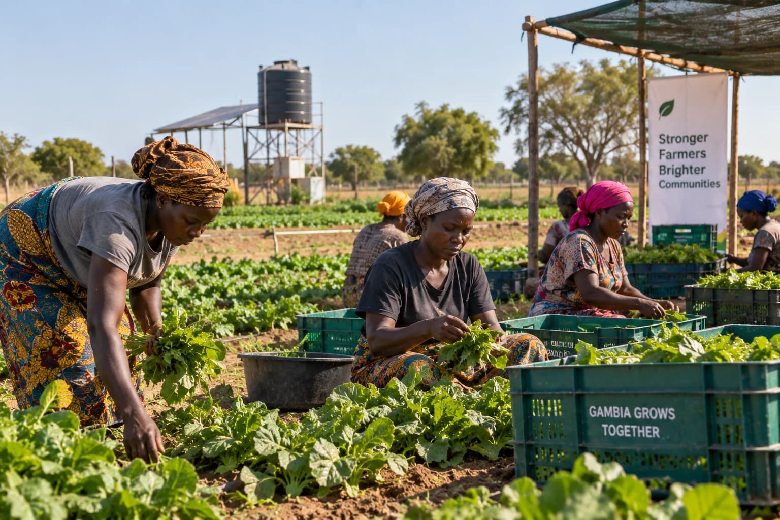 Community outgrower cooperative farmland supporting local agribusiness